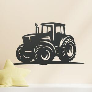 Veselá Stena Samolepka na stenu Traktor Farba: černá