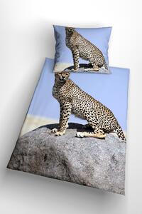 Glamonde luxusné obliečky Gepard s realistickou fotkou geparda. Obľúbi si ich každý milovník zvierat! 140×200 cm