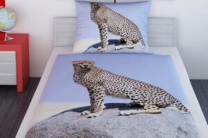 Glamonde luxusné obliečky Gepard s realistickou fotkou geparda. Obľúbi si ich každý milovník zvierat! 140×200 cm