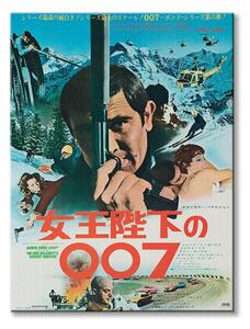 Art Group Obraz na plátne James Bond (OHMSS Foreign Language) Veľkosť: 60 x 80 cm