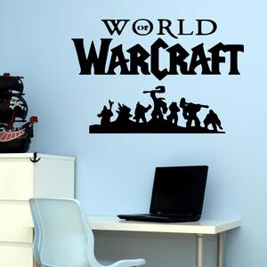 Veselá Stena Samolepka na stenu World of Warcraft Farba: černá