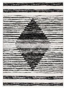 Kusový koberec PP Medina krémovočierný 140x200cm