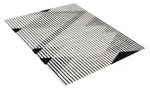 Kusový koberec PP Dextra krémovočierný 80x150cm