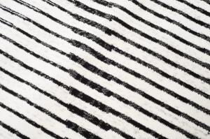 Kusový koberec PP Dextra krémovočierný 80x150cm