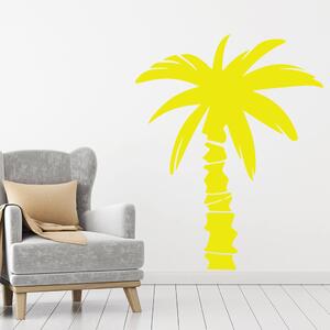 Veselá Stena Samolepka na stenu Tropická palma Farba: černá