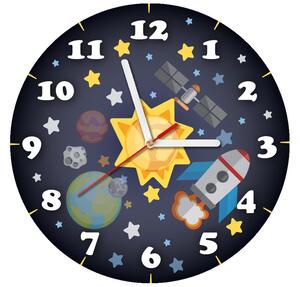 Gario Detské hodiny Vesmír Veľkosť: 30 x 30 cm