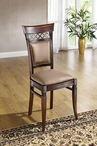 (3545) CHIESA hnedá zámocká stolička