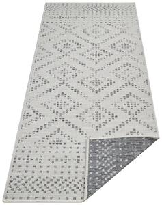 Mujkoberec Original Kusový koberec Nora 105004 Grey Creme – na von aj na doma - 80x200 cm