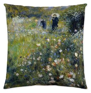 Emozzione Dekoračný vankúš ŽENA V ZÁHRADE | Auguste Renoir | 45x45 cm