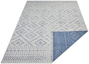 Mujkoberec Original AKCIA: 80x150 cm Kusový koberec Nora 105006 Blue Creme – na von aj na doma - 80x150 cm
