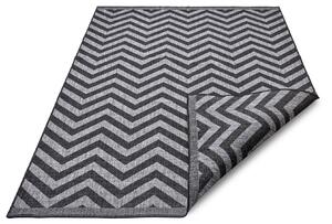 NORTHRUGS - Hanse Home koberce Kusový koberec Twin Supreme 105472 Palma Night Silver – na von aj na doma - 80x250 cm
