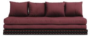 Červená Variabilná pohovka Chico – Tatami mat/Bordeaux 85 × 200 × 80 cm KARUP DESIGN