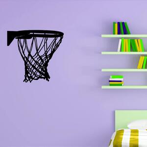 Veselá Stena Samolepka na stenu Basketbalový kôš Farba: černá