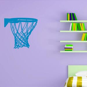 Veselá Stena Samolepka na stenu Basketbalový kôš Farba: černá