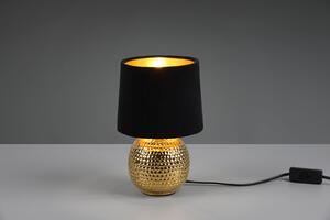 TRIO Reality R50821002 SOPHIA stolná lampička V260mm 1xE14 zlatá, čierna
