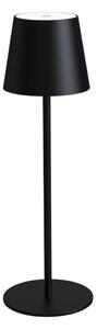 Stmievateľná nabíjateľná stolná lampa LED/4W/4000 mAh 3000/4000/5500K IP44 čierna