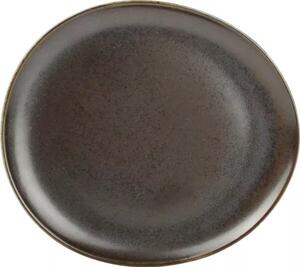 Tanier plytký F2D Ceres Black 25x23 cm (6 ks)