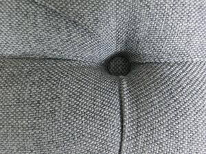 (2532) CANYON Chesterfield luxusná pohovka sivý melír