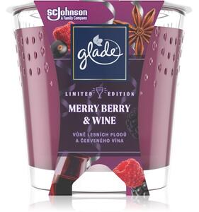GLADE Merry Berry & Wine vonná sviečka 129 g