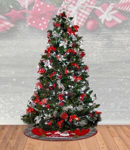 Tutumi, podložka pod vianočný stromček 80cm XY22025, červená, CHR-05636