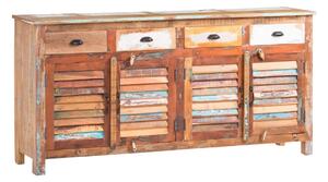 Masívna komoda Wakefield z recyklovaného dreva, lakovaná, viacfarebná – 182×45×90 cm