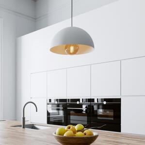 Eglo 901136 - Luster na lanku GAETANO 1xE27/40W/230V pr. 38 cm biela