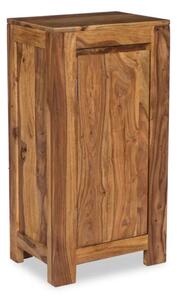 Masívna kúpeľňová skrinka pod umývadlo Leeston z palisandru, lakovaná, hnedá – 42×30×80 cm