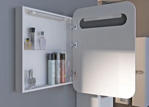 Kúpeľňová skrinka na stenu Juventa Costa PrM-70 (so zrkadlom) (s LED). Vlastná spoľahlivá doprava až k Vám domov. 803024