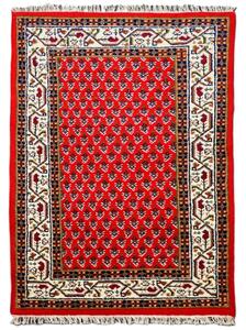Asra , Kusový ručne tkaný koberec Mir red, 90x160, červená, obývacia izba