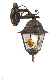Inteligentná vintage vonkajšia nástenná lampa bronzová vrátane Wifi A60 - Antigua