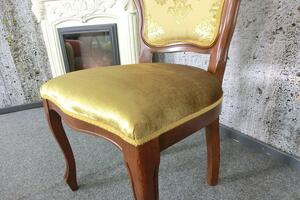 (2788) SEDIA CASTELLO zámocká stolička zlatá, set 2 ks