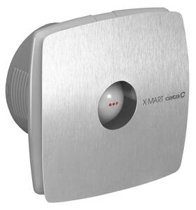 Cata Cata, X-MART 10T kúpeľňový ventilátor axiálny s časovačom, 15W, potrubie 100mm, nerez, 01041000