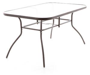 Záhradný sklenený stôl Vega HAVANA set 6