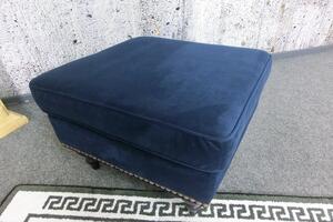 (2901) KIMBERLY elegantný modrý taburet