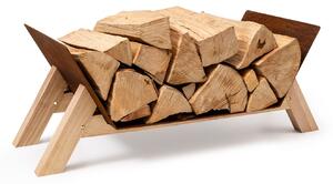 Blumfeldt Langdon Wood Rust, stojan na drevo, 68 × 38 × 34 cm, železo a drevo