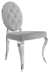 (2884) MODERNO TEMPO luxusné štýlová stolička šedá