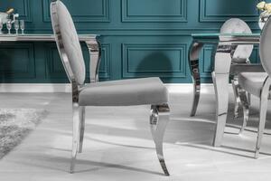 (2884) MODERNO TEMPO luxusné štýlová stolička šedá