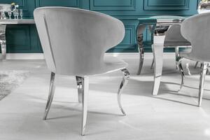 (2885) MODERNO TEMPO II. luxusné štýlová stolička šedá