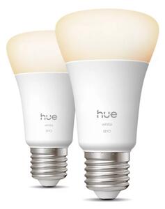 Súprava 2 ks stmievateľných LED žiaroviek Philips Hue WHITE E27/7W/230V 2700K