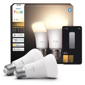 Súprava 2 ks stmievateľných LED žiaroviek Philips Hue WHITE E27/7W/230V 2700K