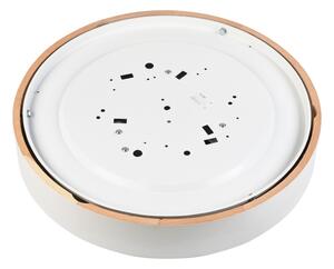Stropné svietidlo NATURAL 5xE27/15W/230V pr. 47,5 cm borovica/biela
