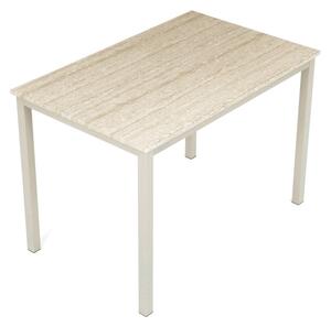 Jedálenský stôl 110x70 cm GDT-202 travertín / béžový