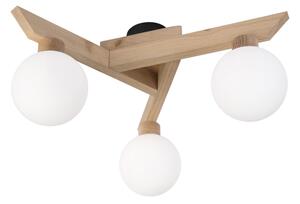 Prisadený luster ANTONIO 3xG9/5W/230V dub/biela