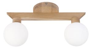 Prisadený luster ANTONIO 2xG9/5W/230V dub/biela