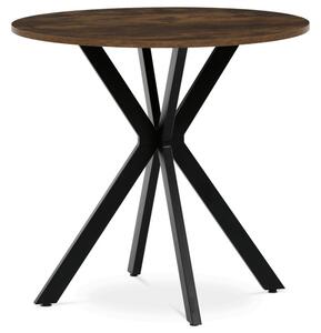 Jedálenský stôl HT-F4108 staré drevo / čierny