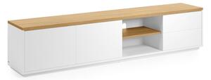 Biely TV stolík 200x44 cm Abilen – Kave Home