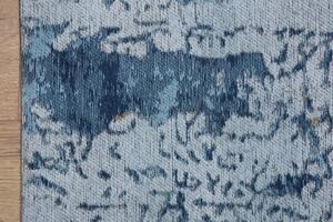 (2964) ABSTRAKT dizajn koberec 240x160cm modrý