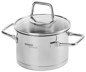 HRNIEC, ušľachtilá oceľ, 14/8 cm Homeware Profession. - Hrnce na varenie