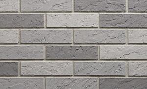IZOFLEX Rohová tehla 4120 “3 greys” mix BRICK Rozmery: 240 mm x 52 mm, Povrch: hladký
