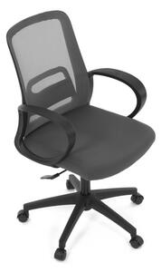 Kancelárska stolička sivá KA-S3015 GREY